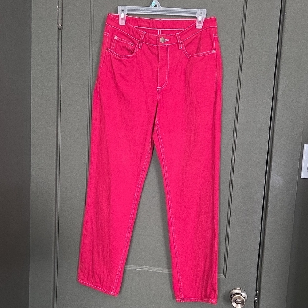 American Vintage Red Straight Leg Jeans